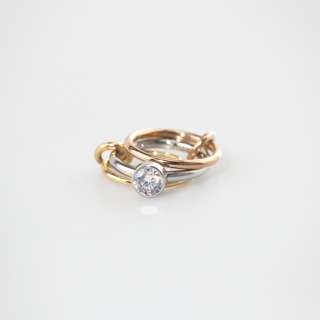 mixed metal ring