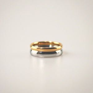 Meideya Jewelry Mixed Duet Band Ring
