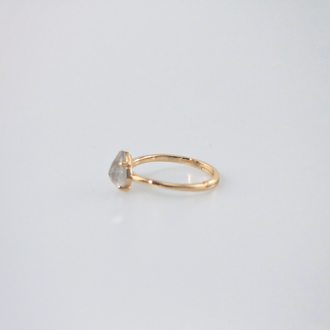 moon stone ring