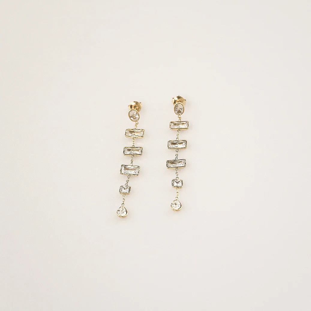 multi shape earrings