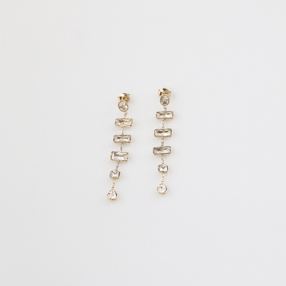multi shape earrings