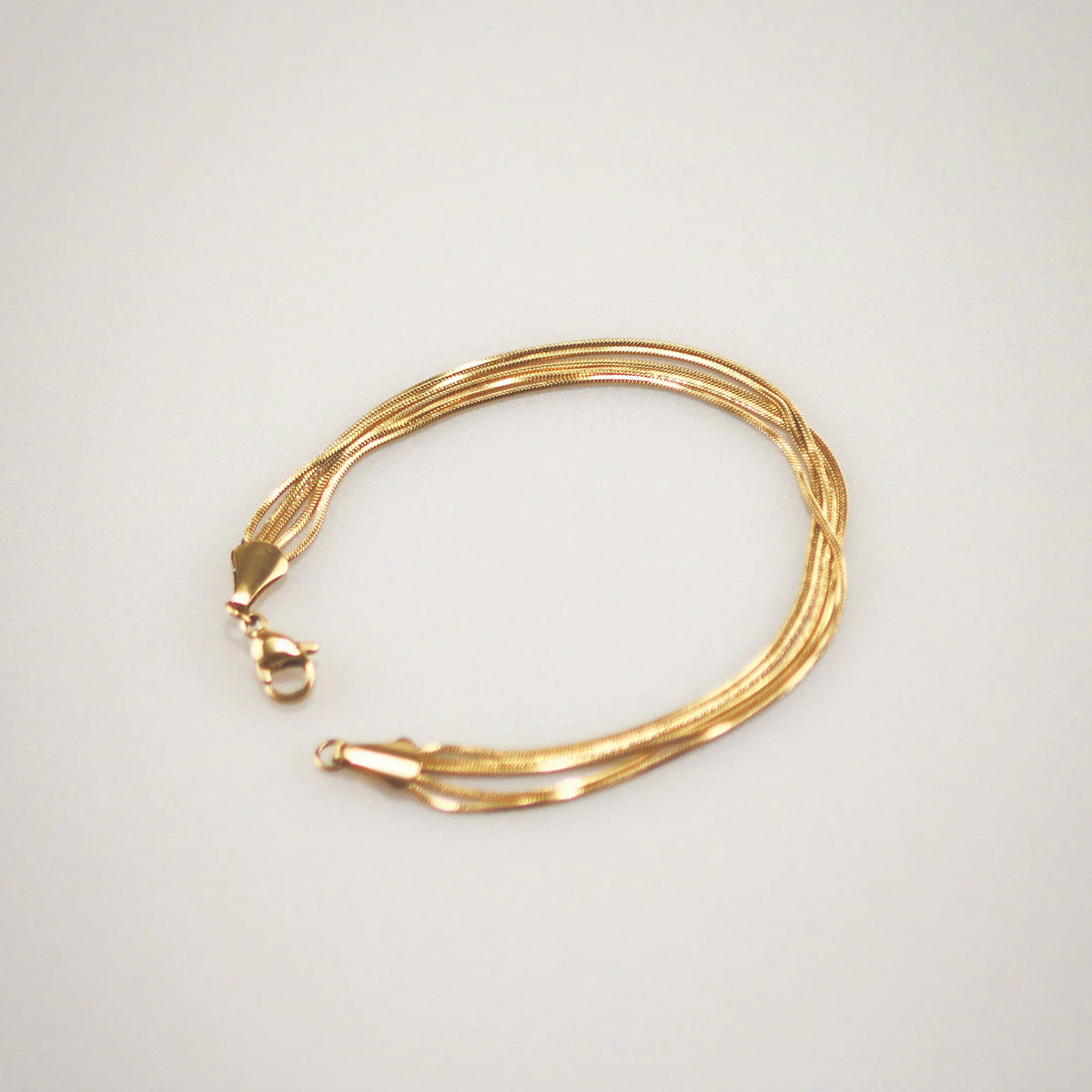 Multi Layered Snake Chain Bracelet