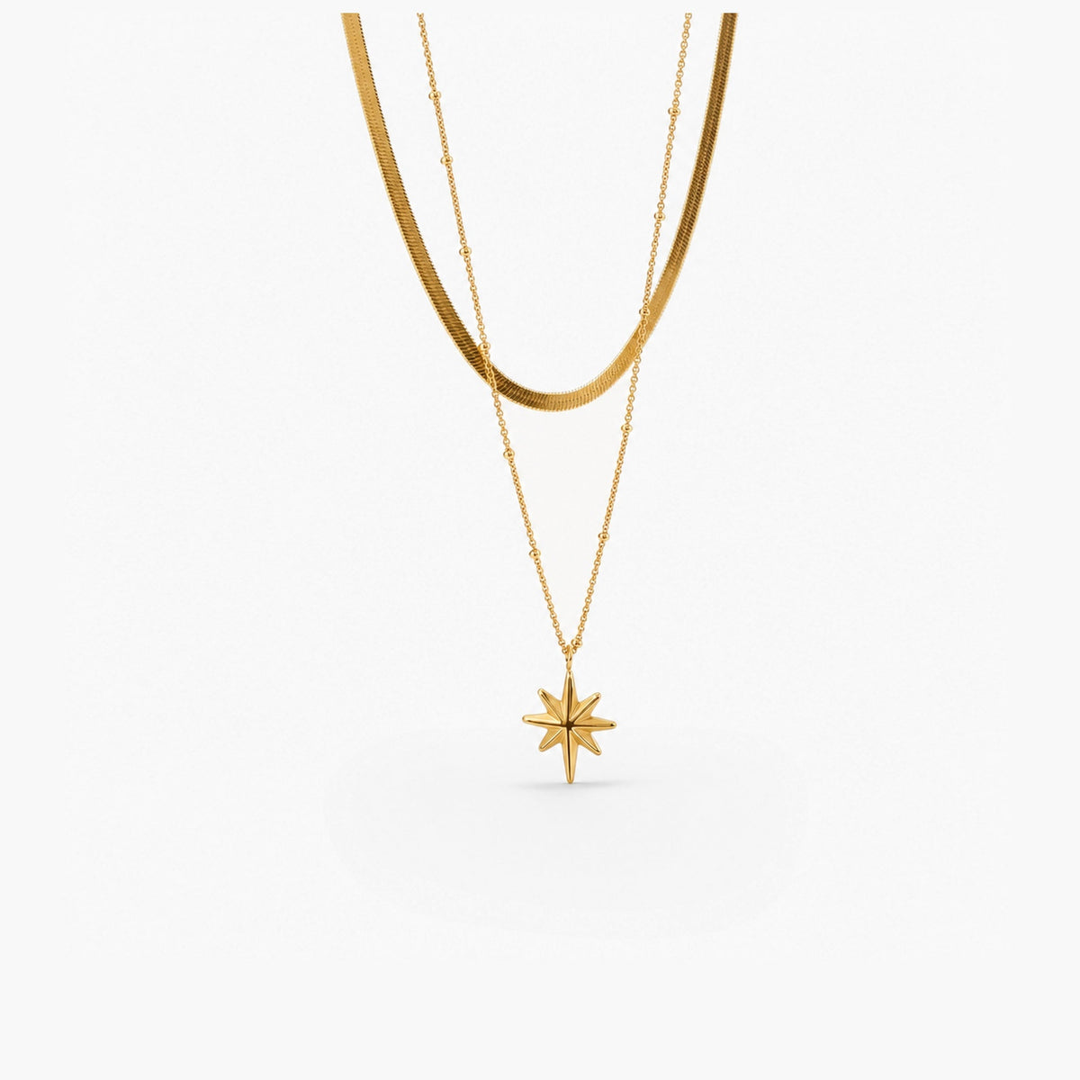 North Star Layered Necklace