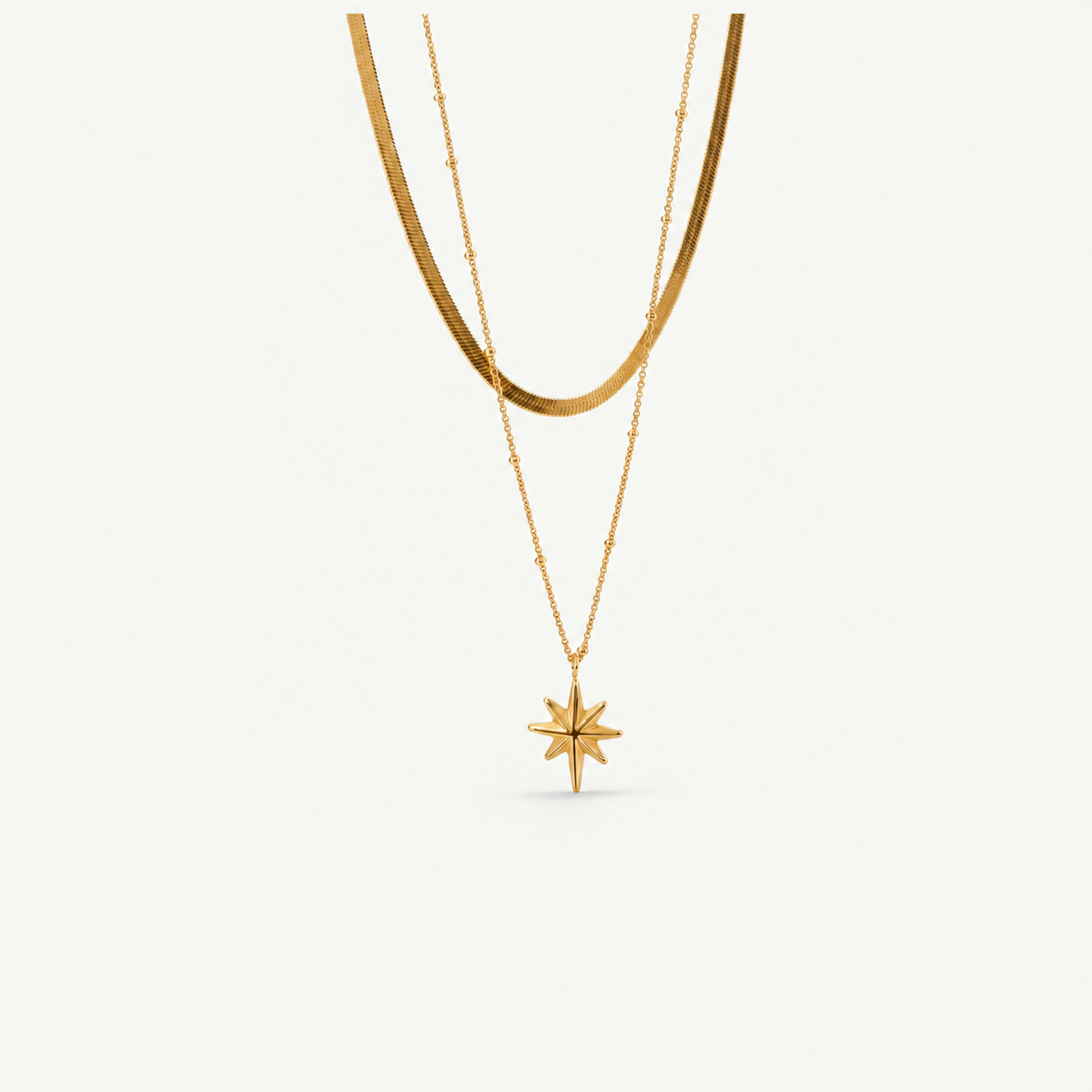 North Star Layered Necklace