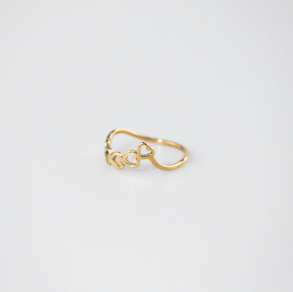open heart ring