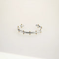 mixed metal cuff bracelet