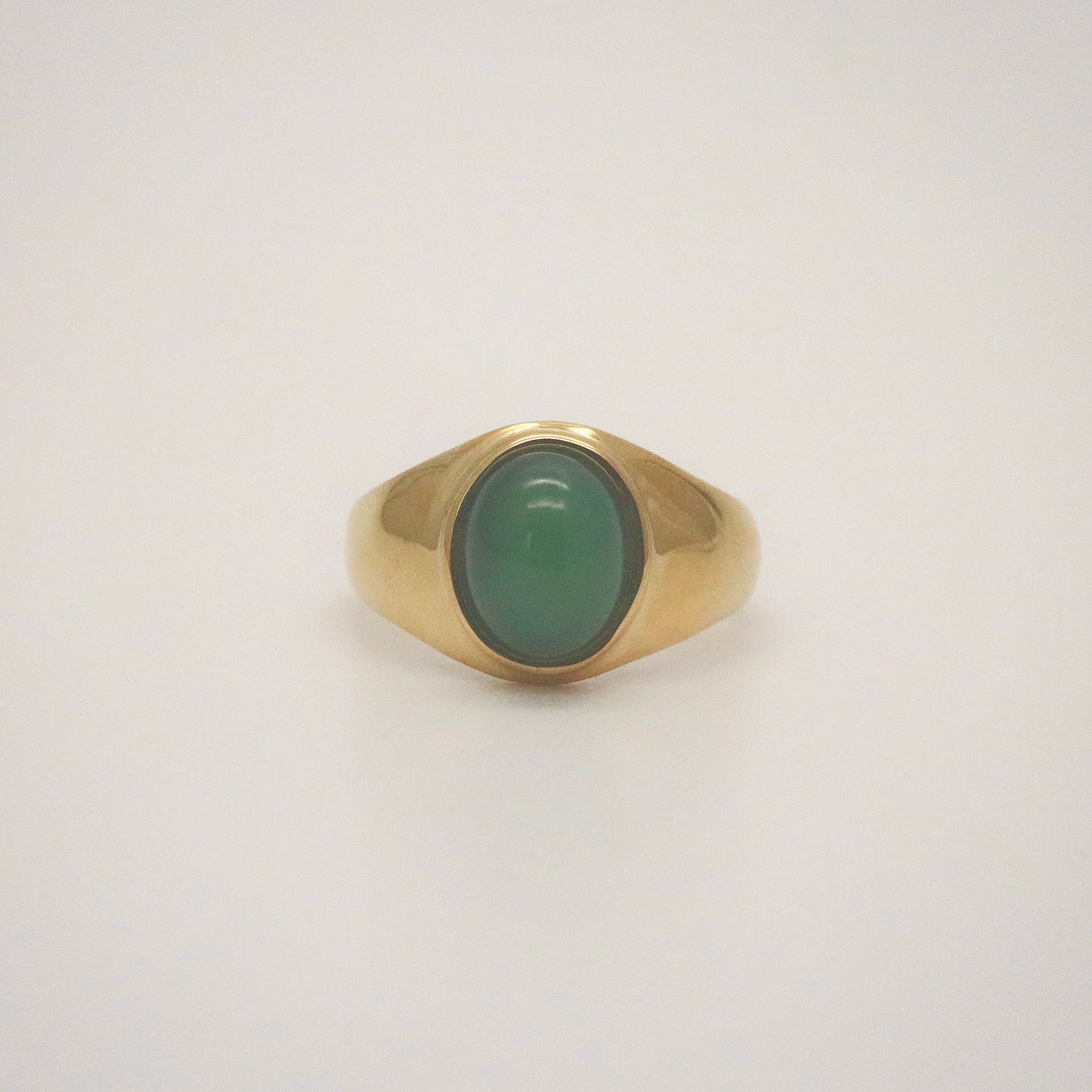 oval jade ring