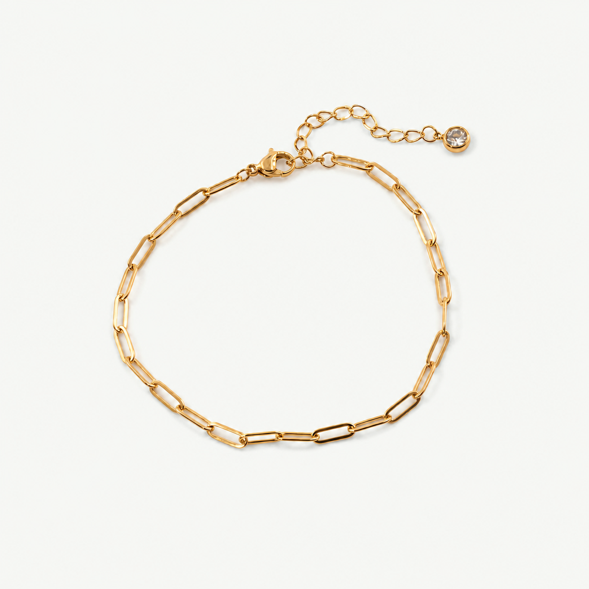 Paperclip Chain Anklet