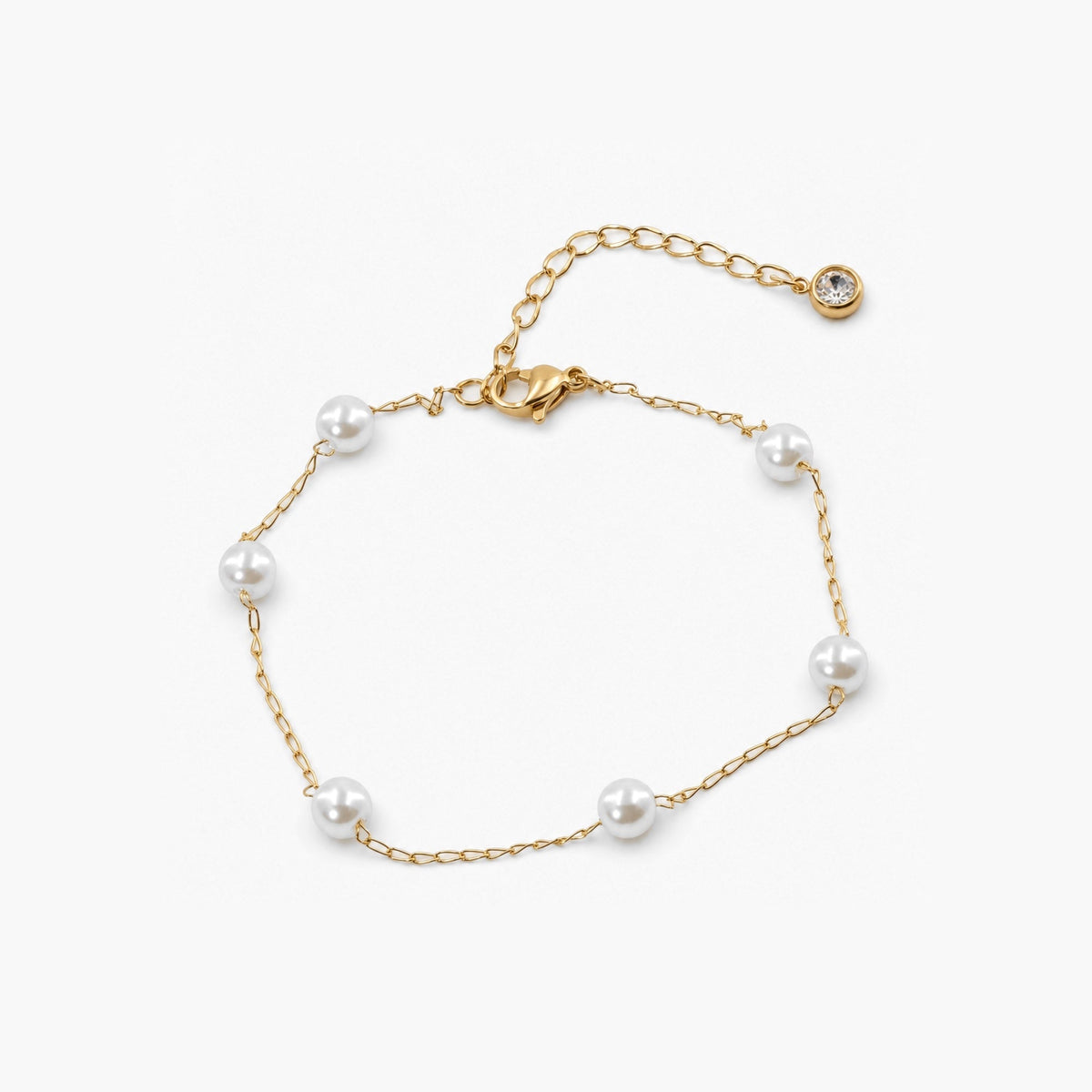 Pearl Station Anklet