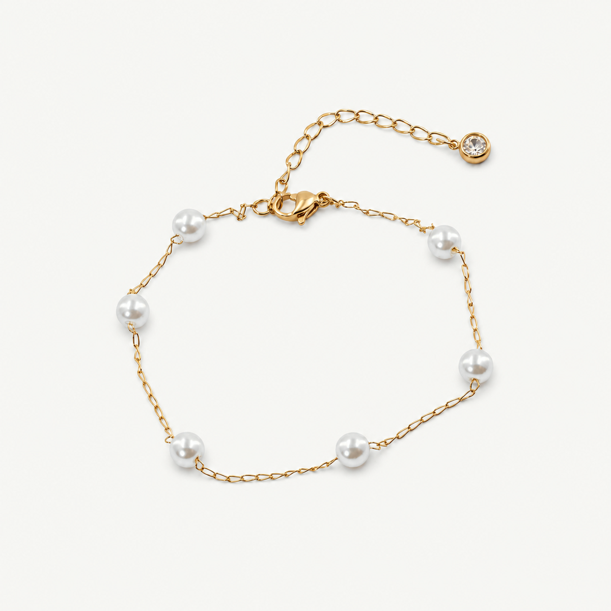 Pearl Station Anklet