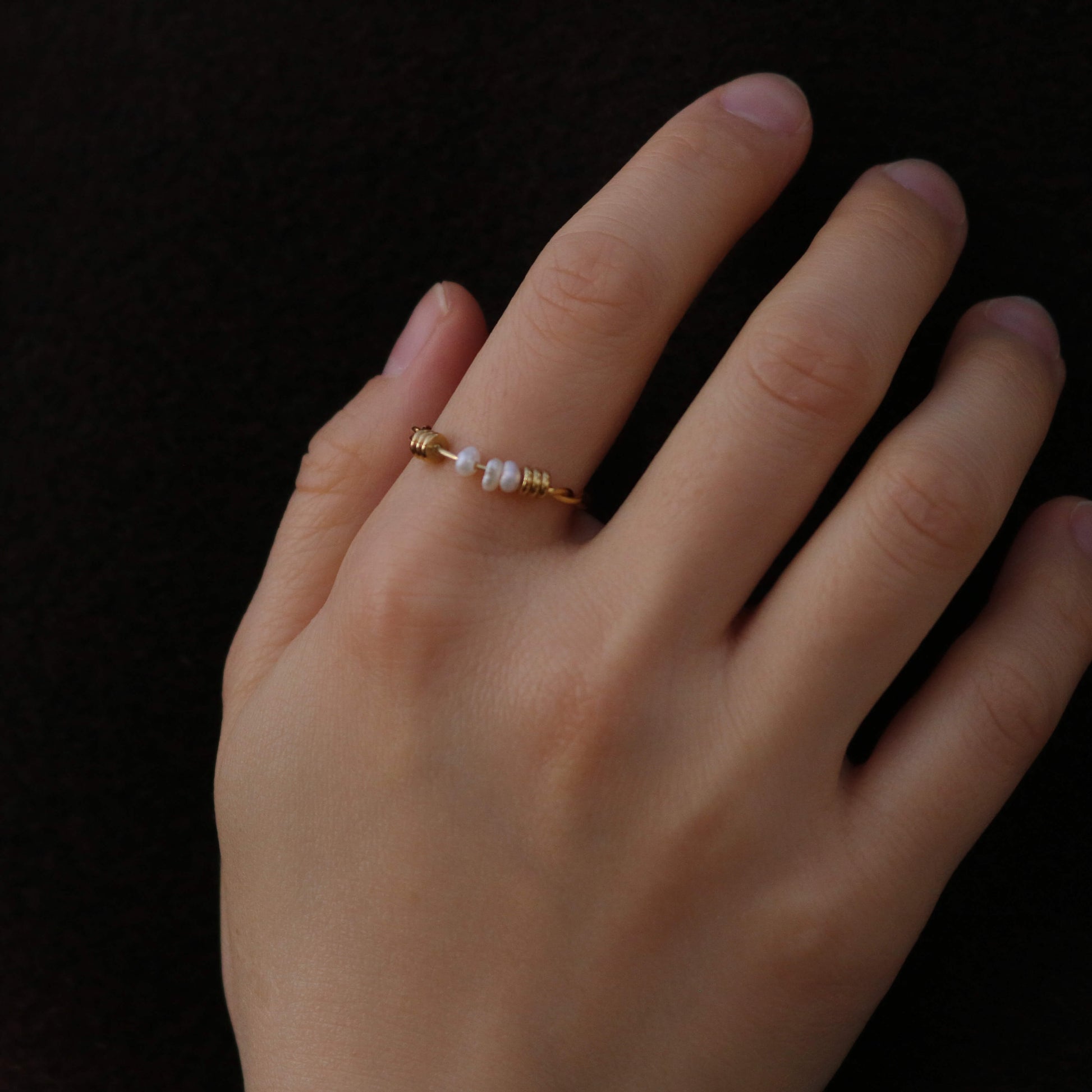 Pearl Fidget Ring