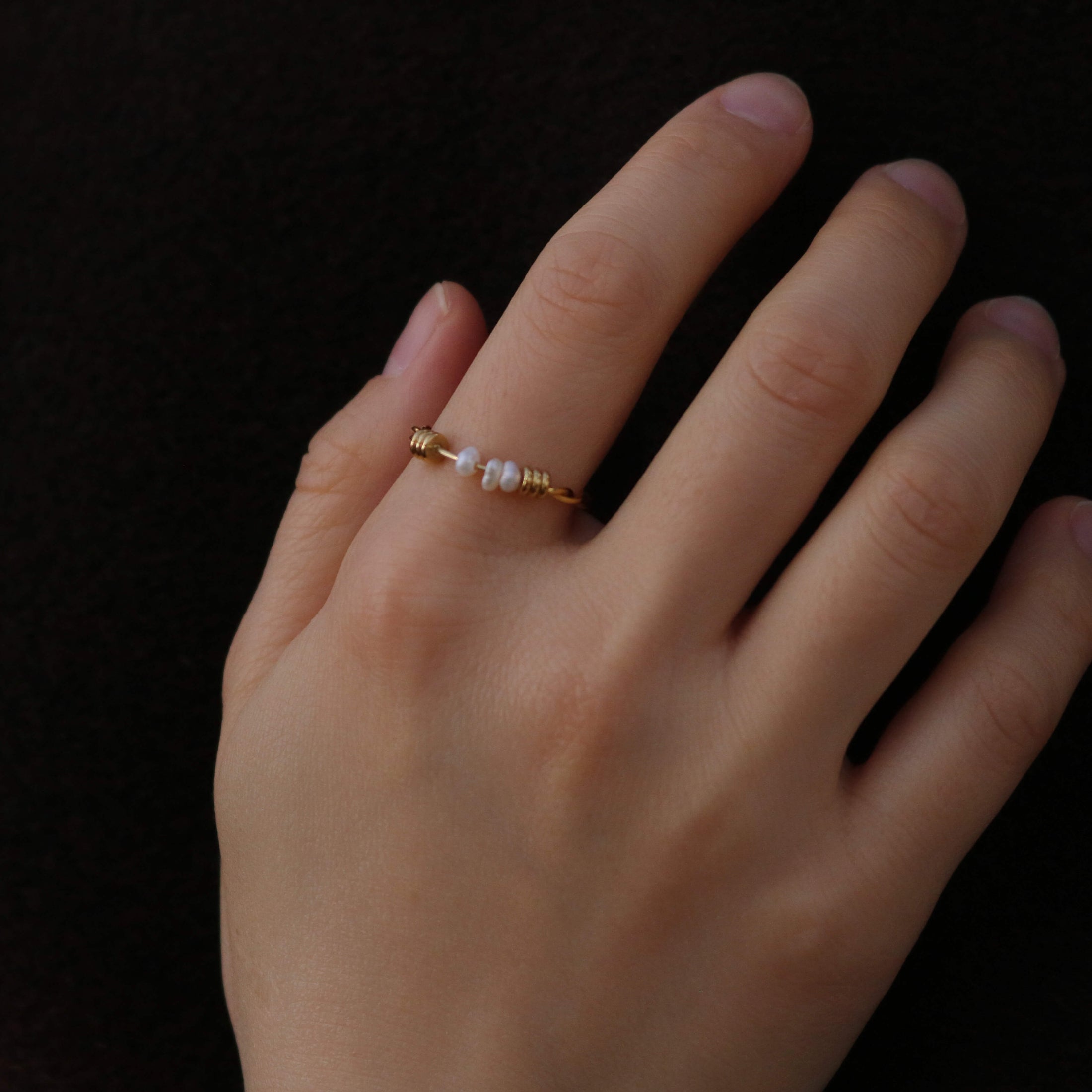 Pearl Fidget Ring