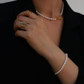 Meideya Jewelry freshwater pearl choker necklace