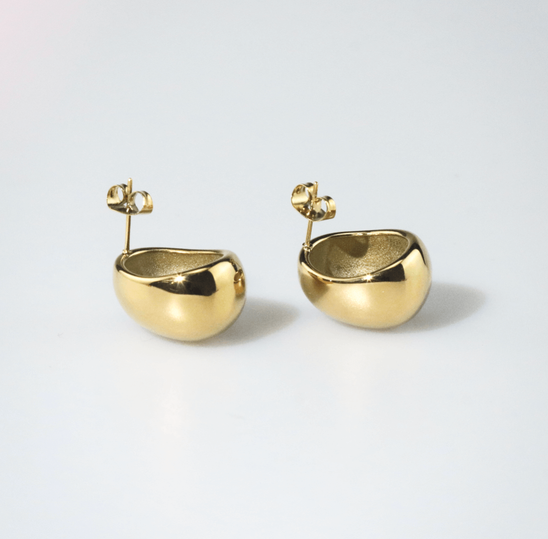 pebble earrings