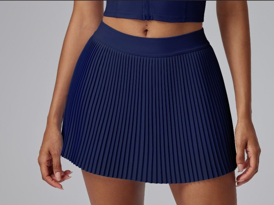 Pleated Tennis Skirt Quick Dry Anti Slip Lightweight S5T03 - Stylr
