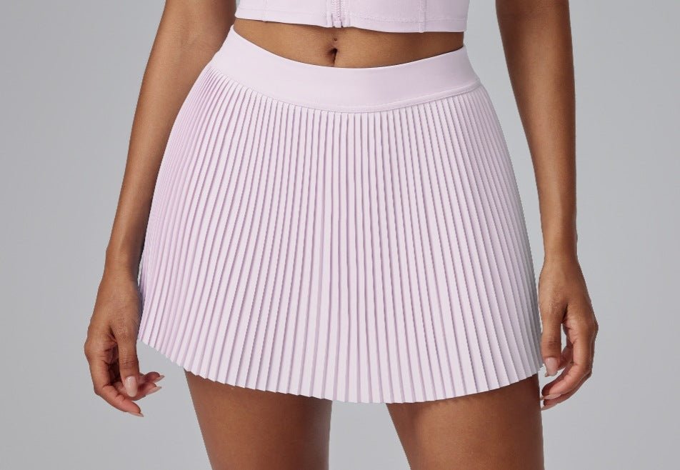 Pleated Tennis Skirt Quick Dry Anti Slip Lightweight S5T03 - Stylr