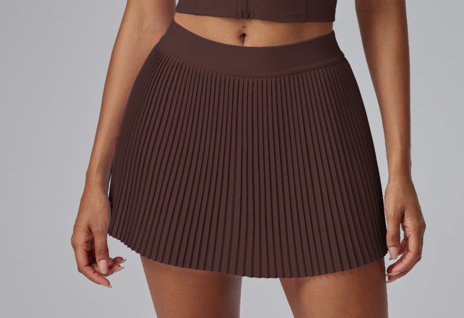 Pleated Tennis Skirt Quick Dry Anti Slip Lightweight S5T03 - Stylr