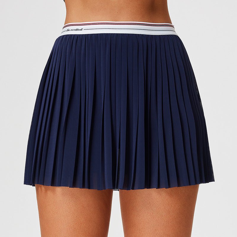PleatedSport Skirt AntiSlip Pocket Lightweight S5T11 - Stylr