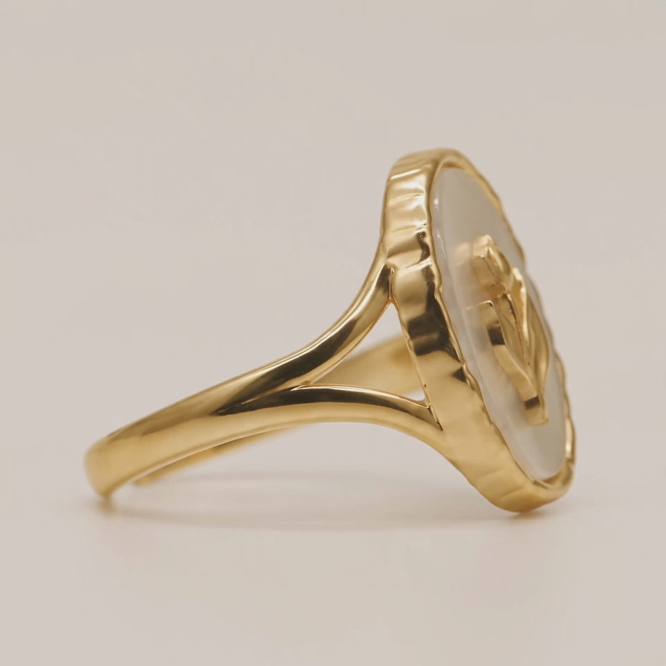 Rose Signet Ring – 5 second detail video