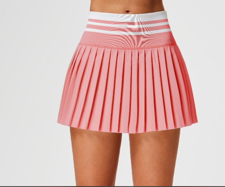QuickDry Tennis Skirt Anti Slip Pocket Lightweight S5T05 - Stylr