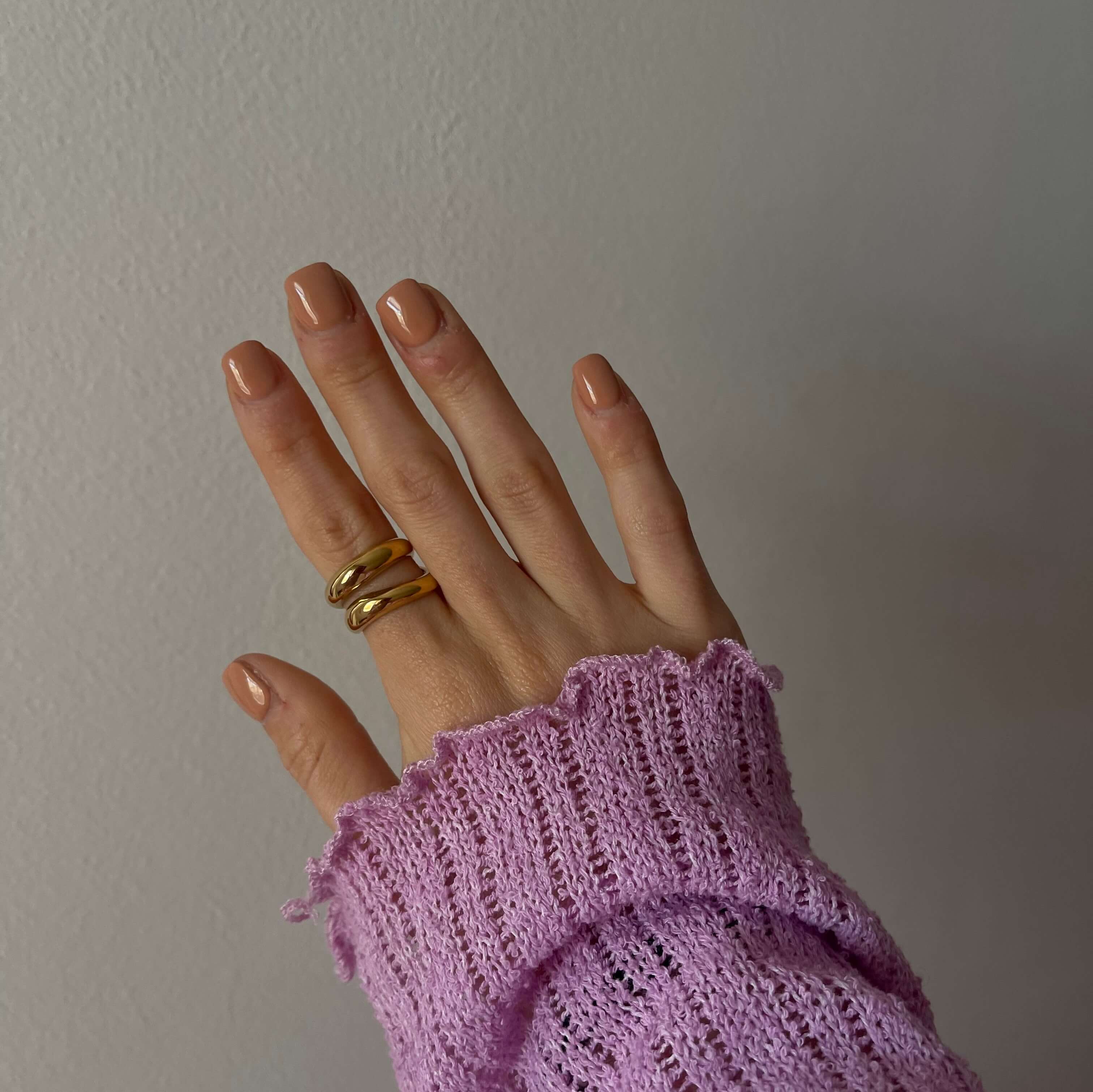 ring wave gold