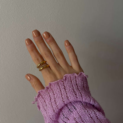 ring wave gold