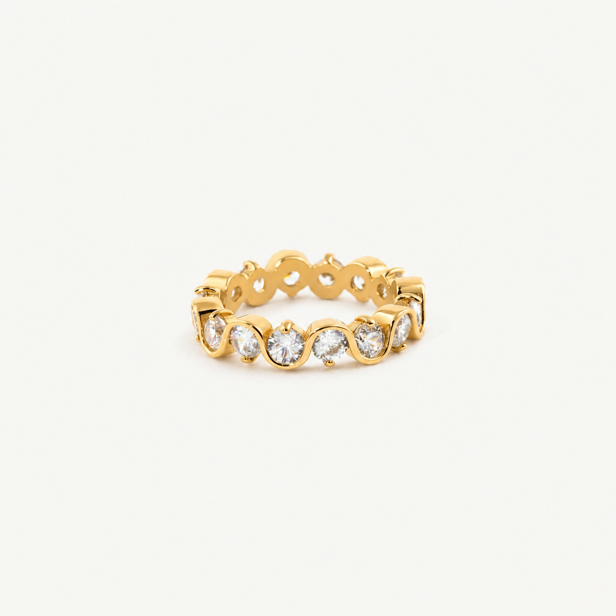 Ripple CZ Eternity Band