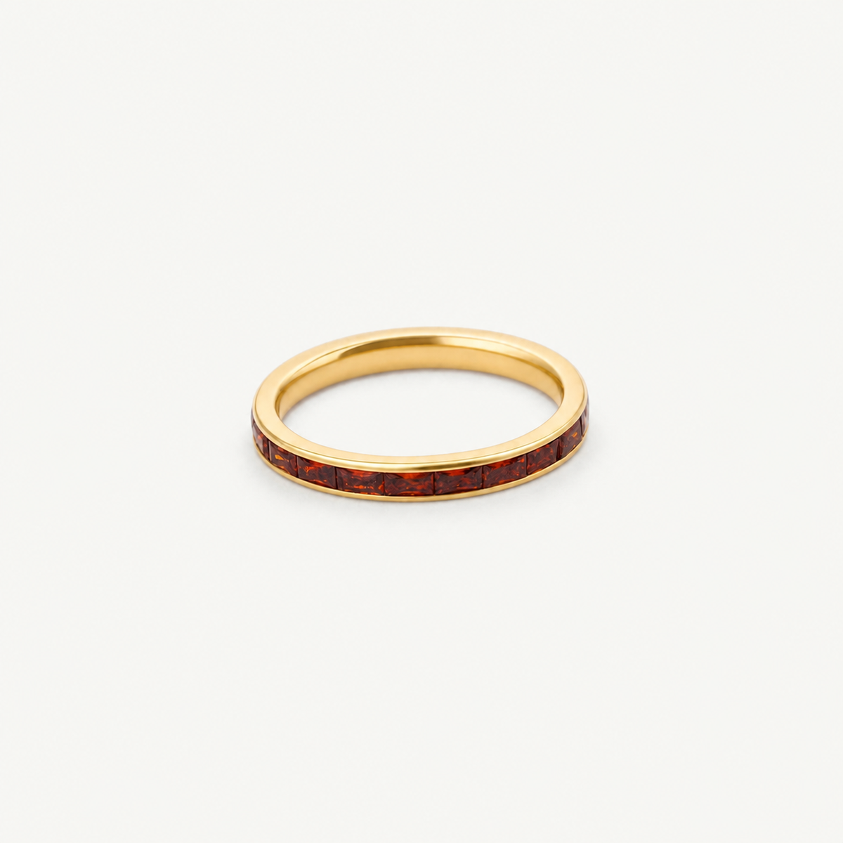 Ruby Slim Band Ring