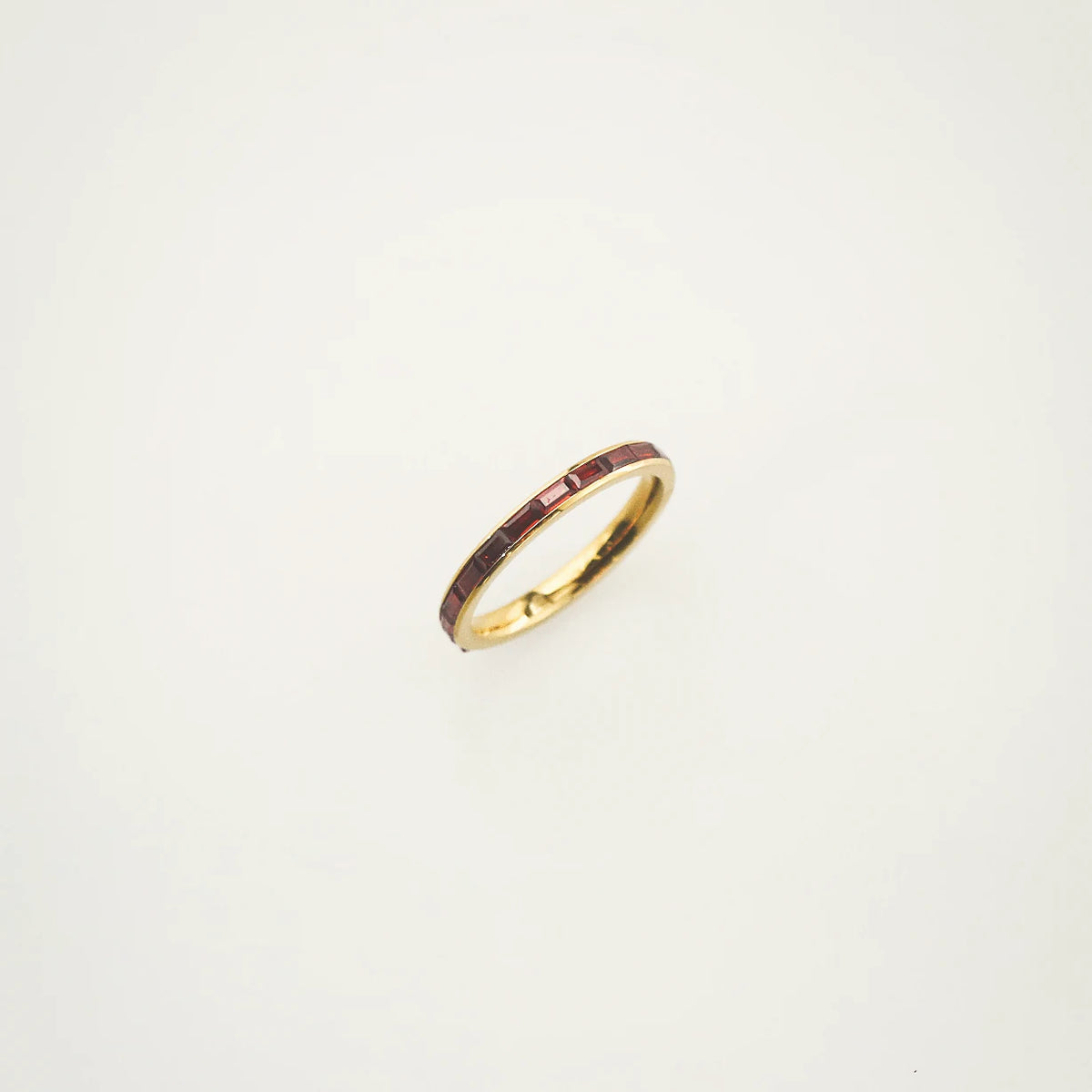ruby band ring