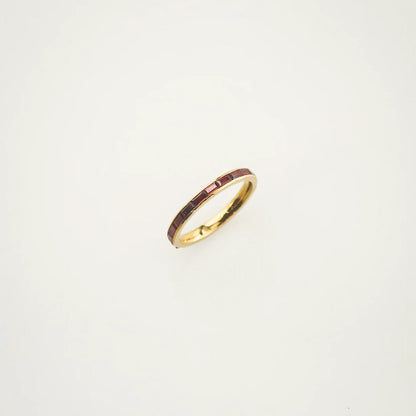 ruby band ring
