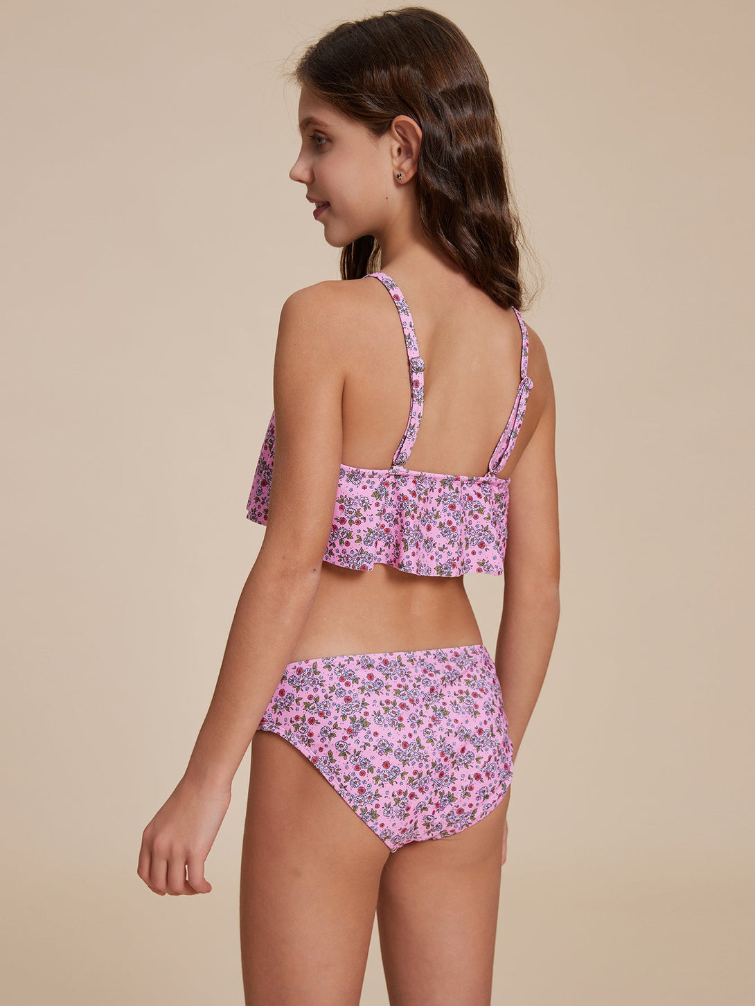 Ruffled Strap Bikini - Stylr