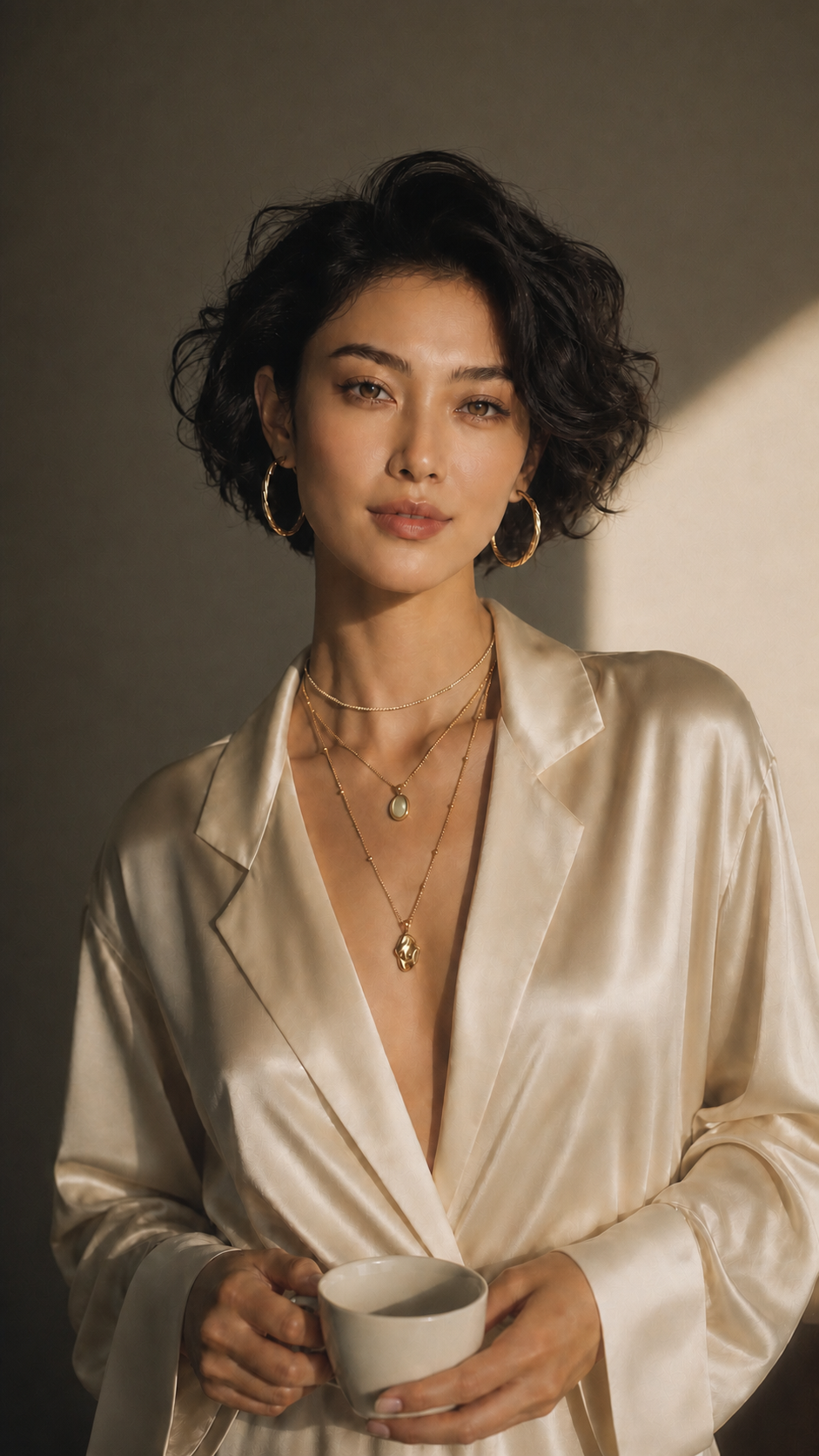Silk in Windowlight jewelry set — worn