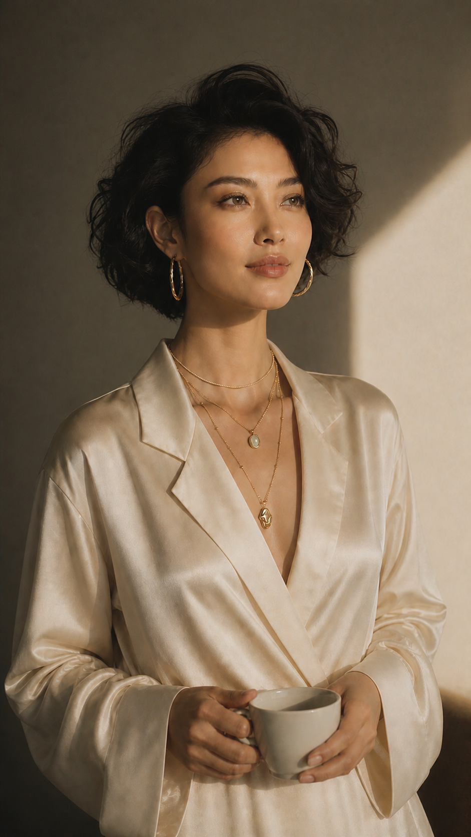 Silk in Windowlight jewelry set — worn