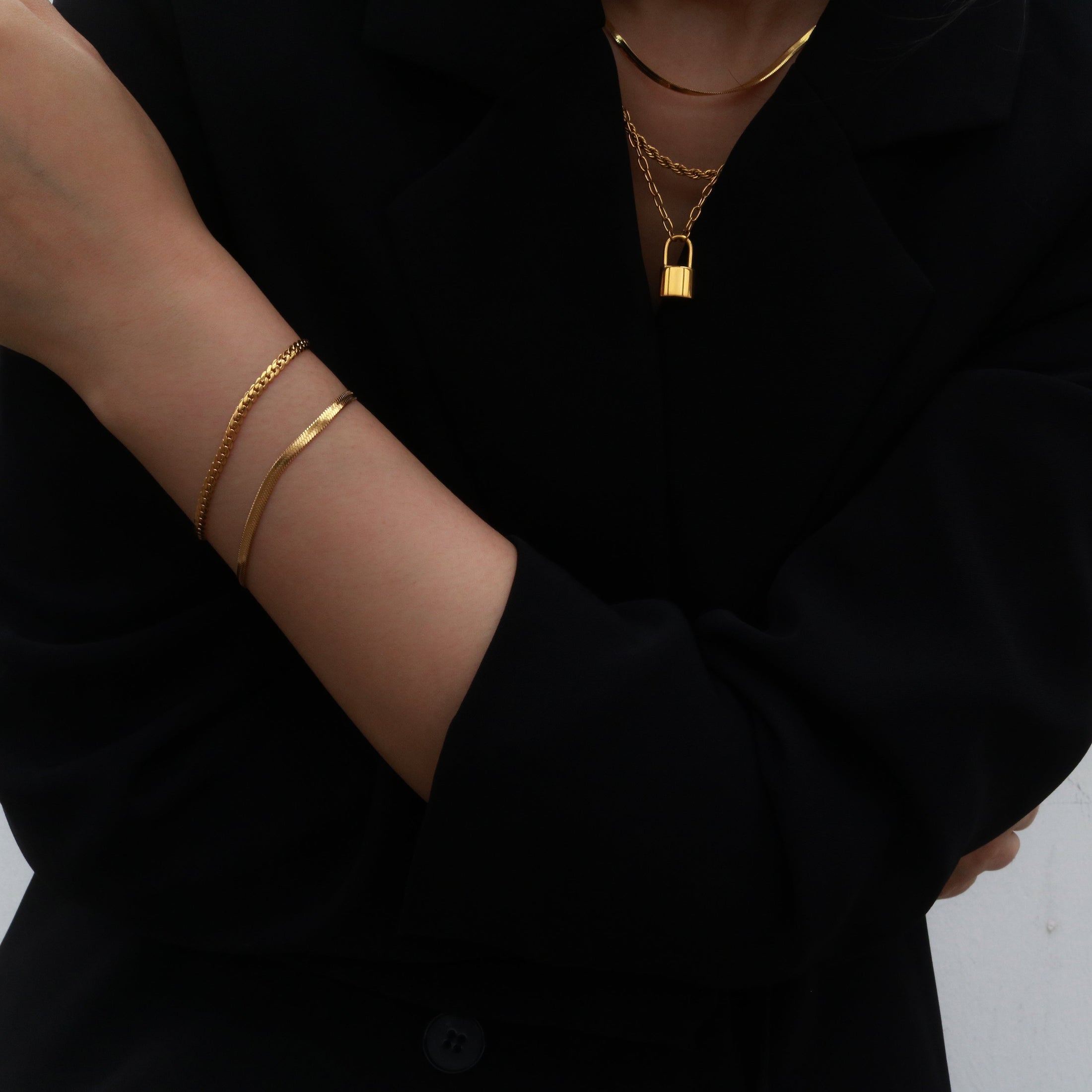 snake chain bracelet gold