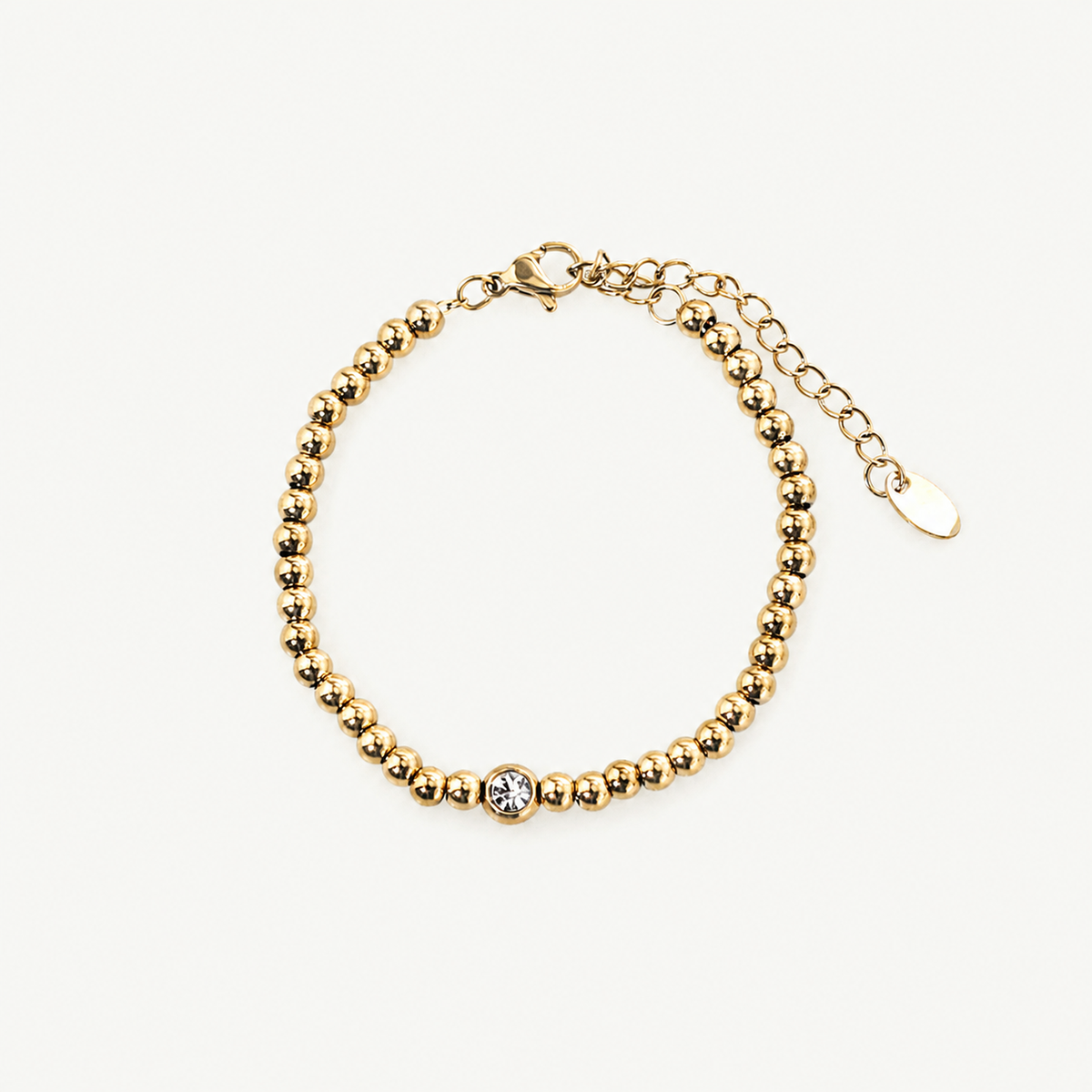 Beaded Solitaire Bracelet
