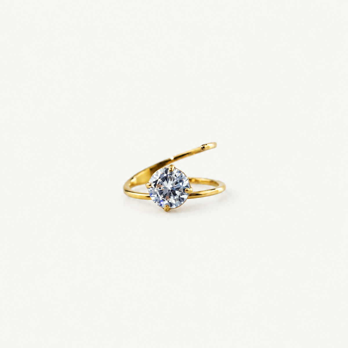 Solitaire Wrap Ring