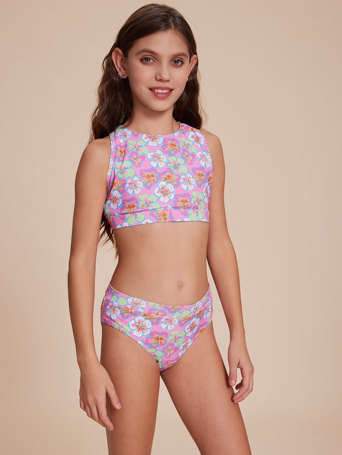 Sporty Floral Bikini - Stylr