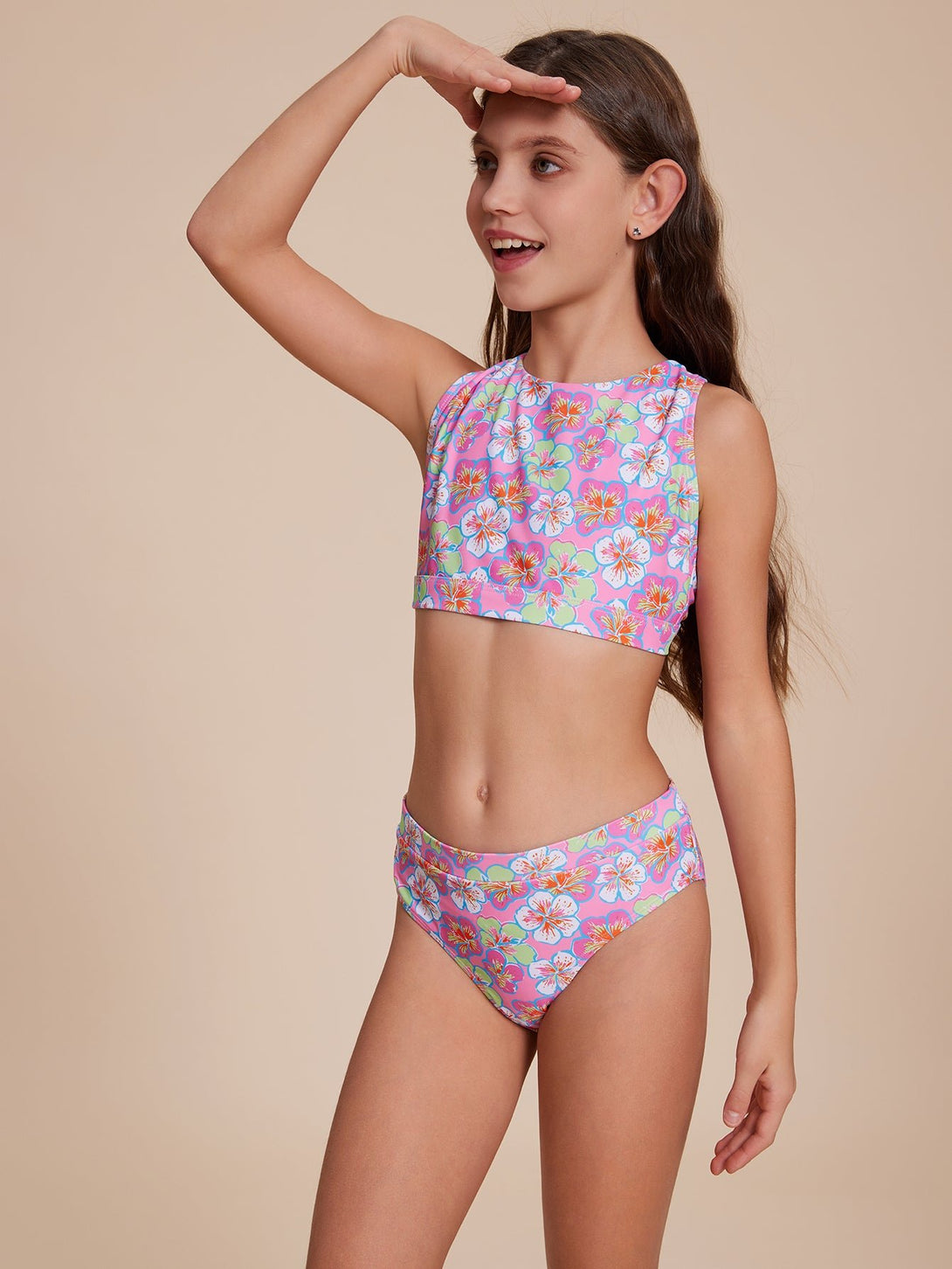 Sporty Floral Bikini - Stylr