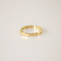 stackable ring in stainless steel, waterproof jewelry