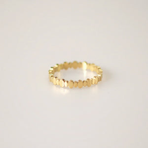 stackable ring in stainless steel, waterproof jewelry