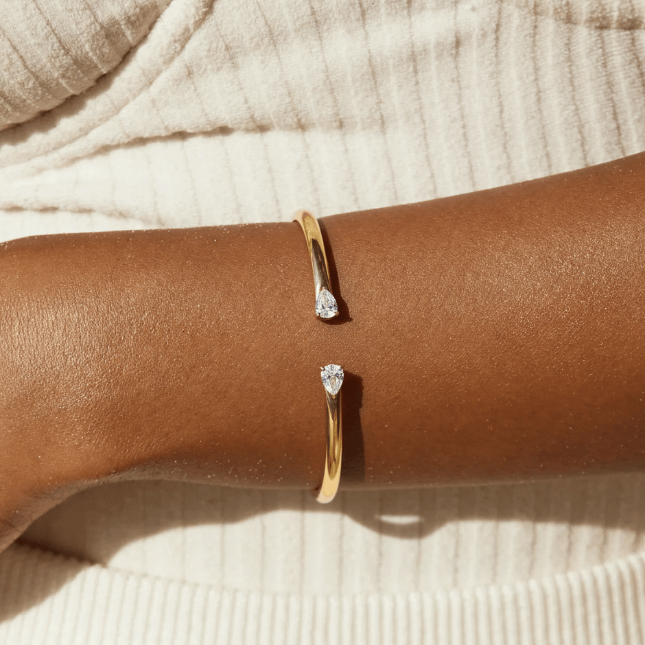 Tearlight cuff bracelet