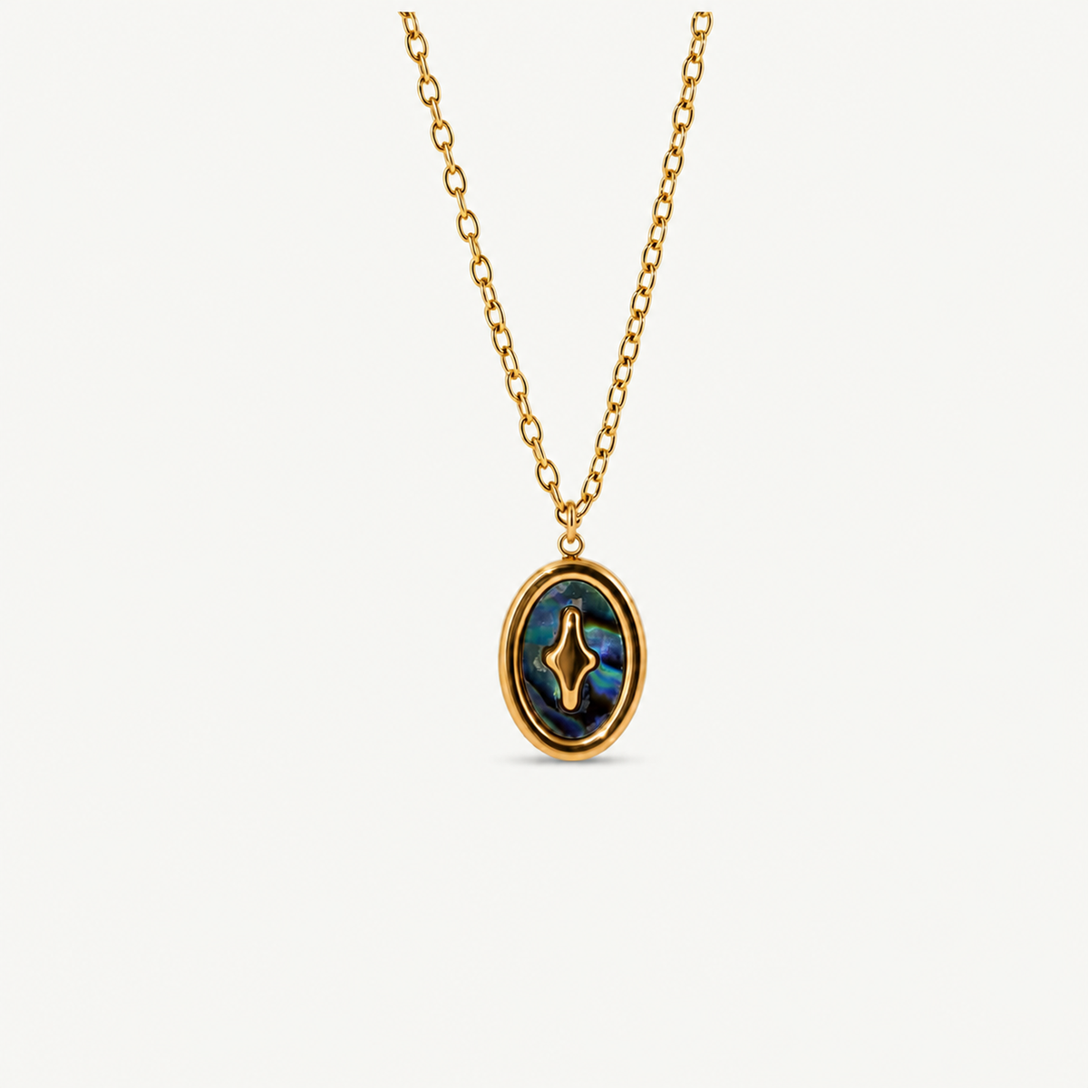 Starry Abalone Pendant Necklace