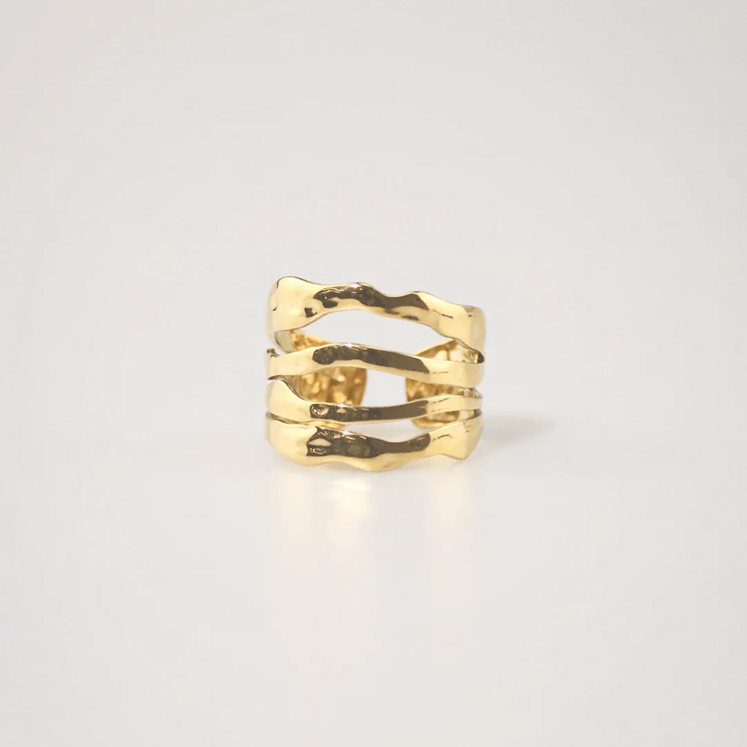 statement ring gold