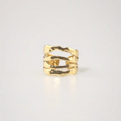statement ring gold