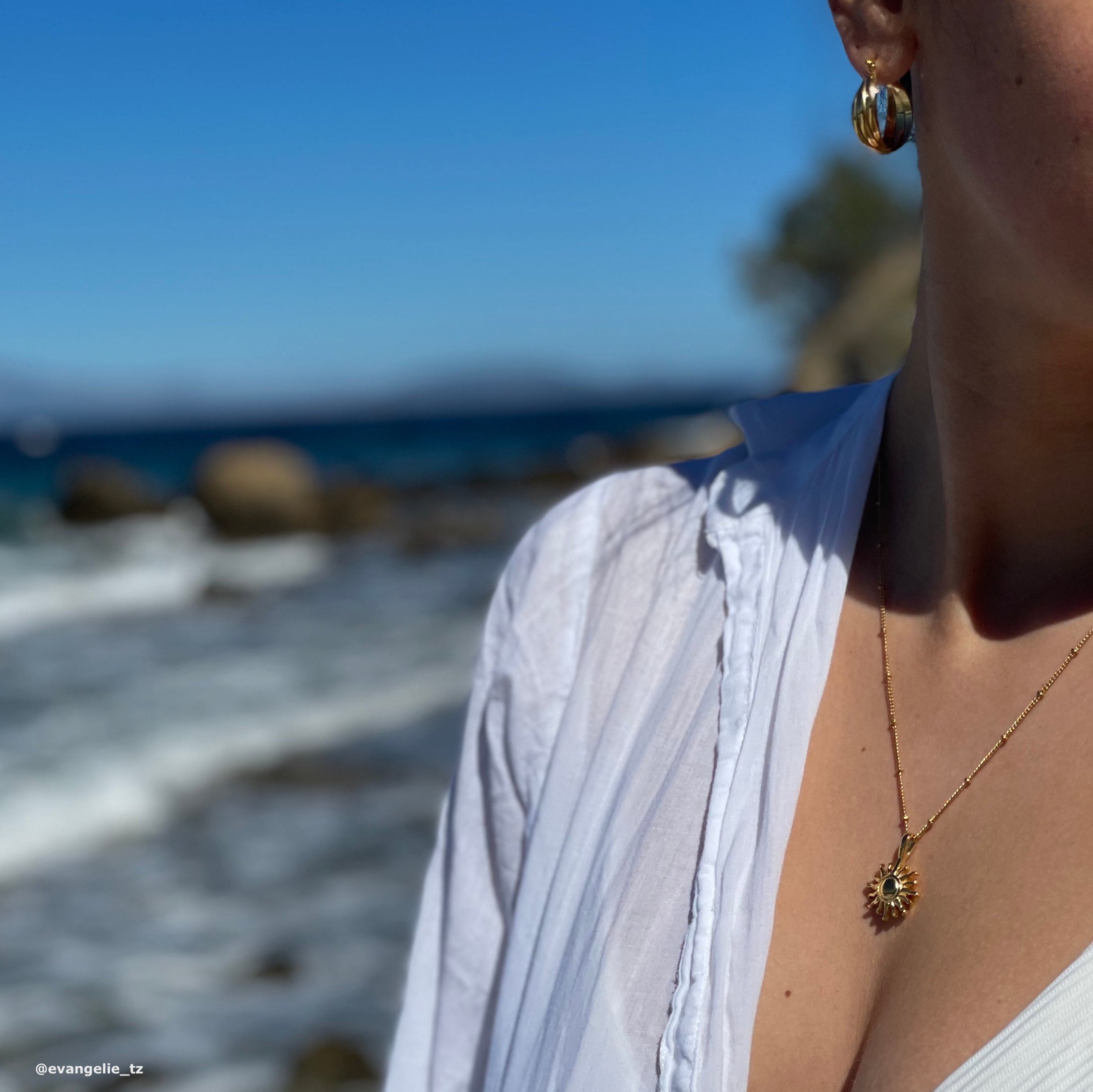 sun pendant necklace