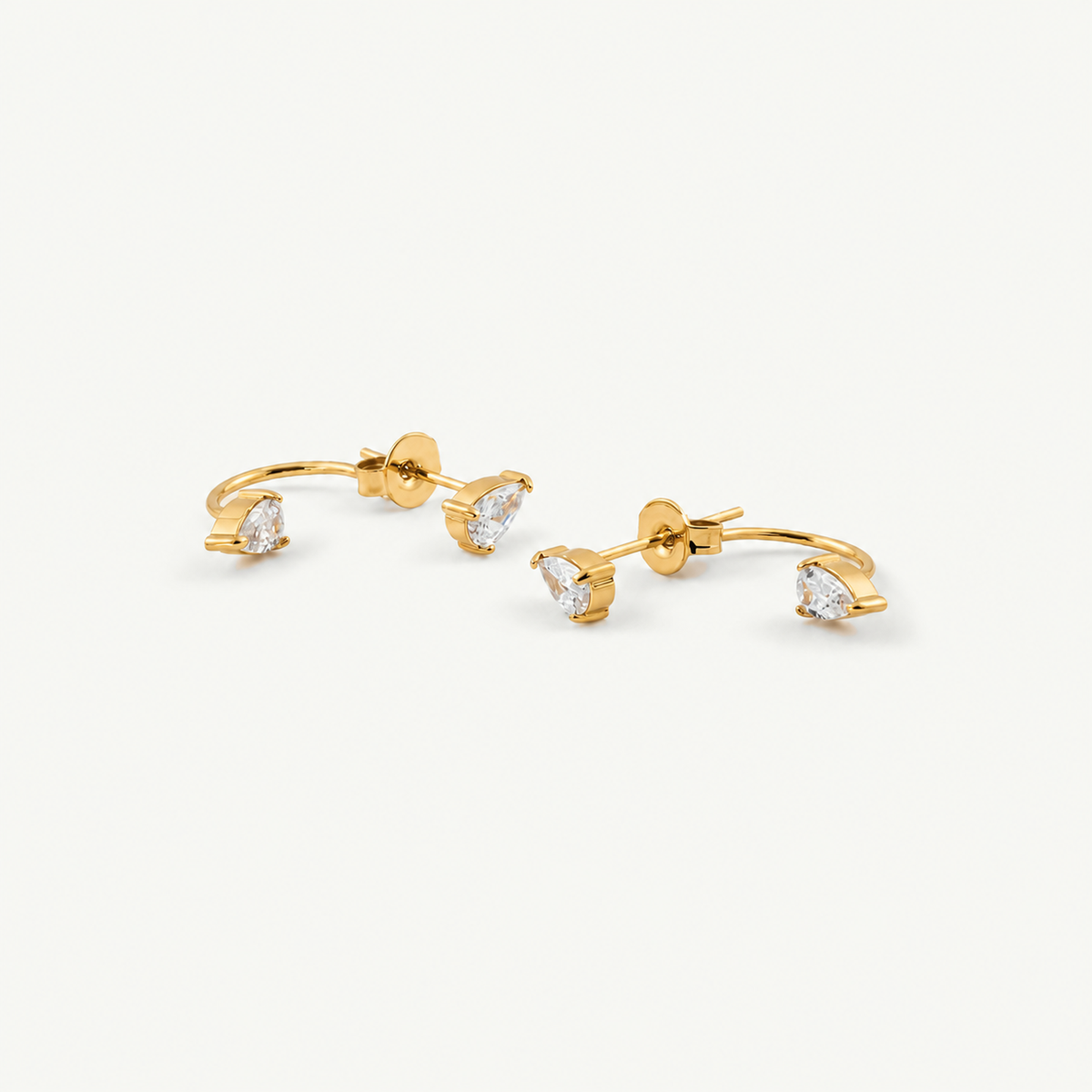 Teardrop Crystal Ear Jacket