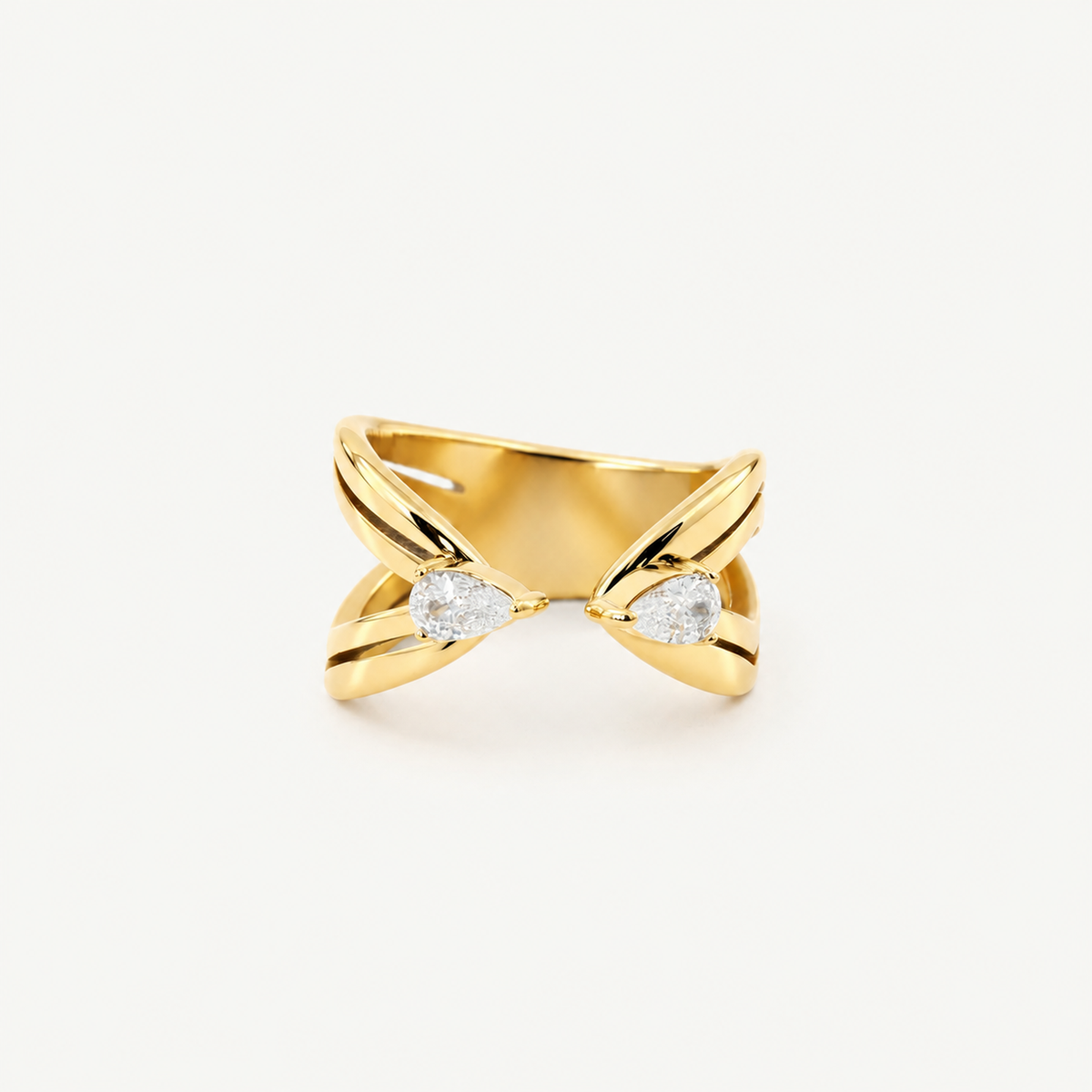 Tearlight Hug Ring - Waterproof Stainless Steel Ring