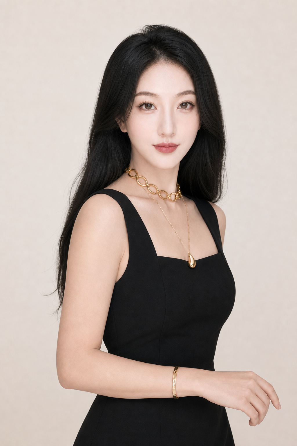 The Byline Set jewelry set — worn
