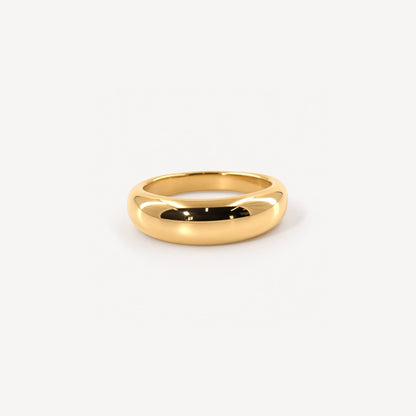 Thin Dome Ring - Wasserdichter 18k vergoldeter Edelstahl