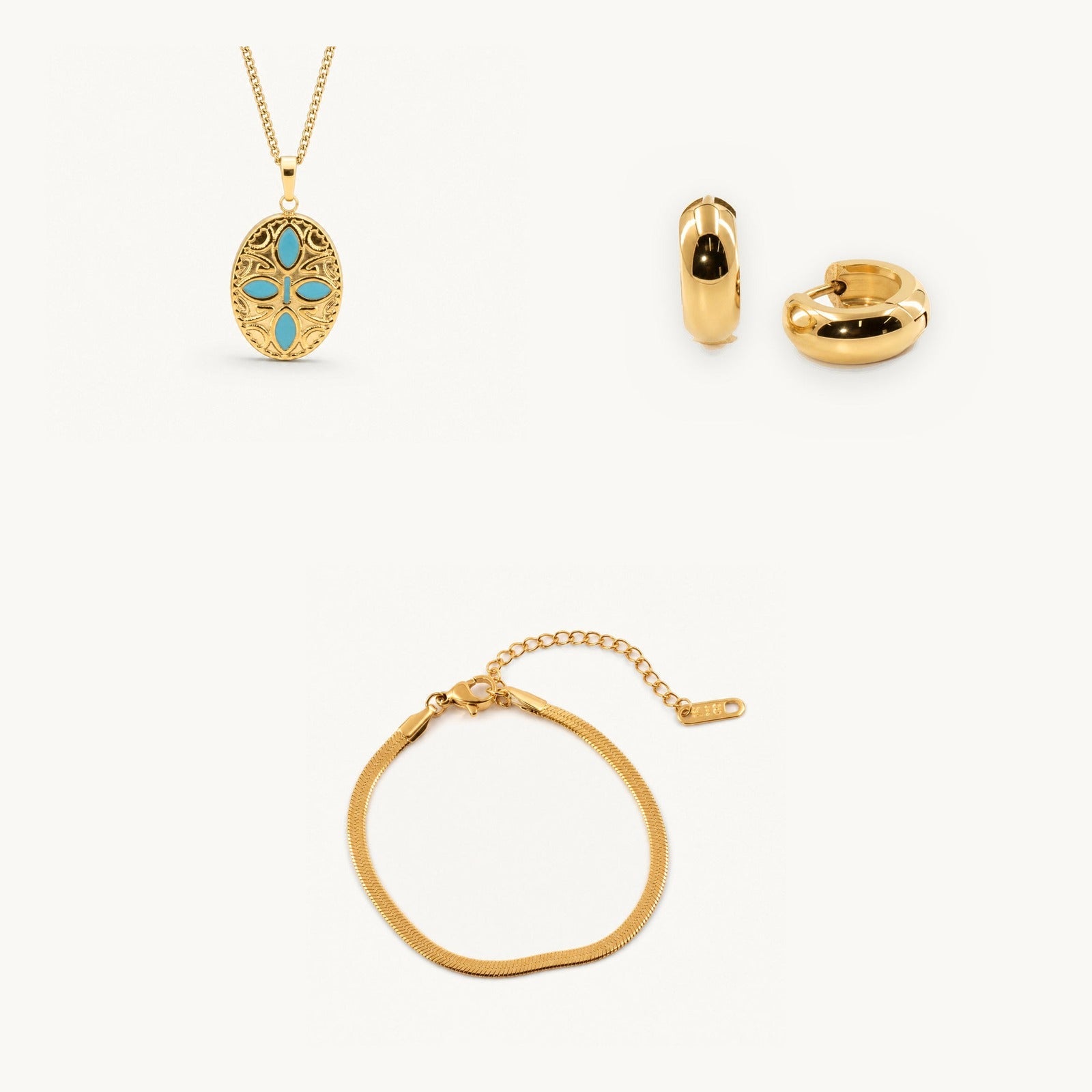 Tidal Edit — Stylr 18k gold plated jewelry set